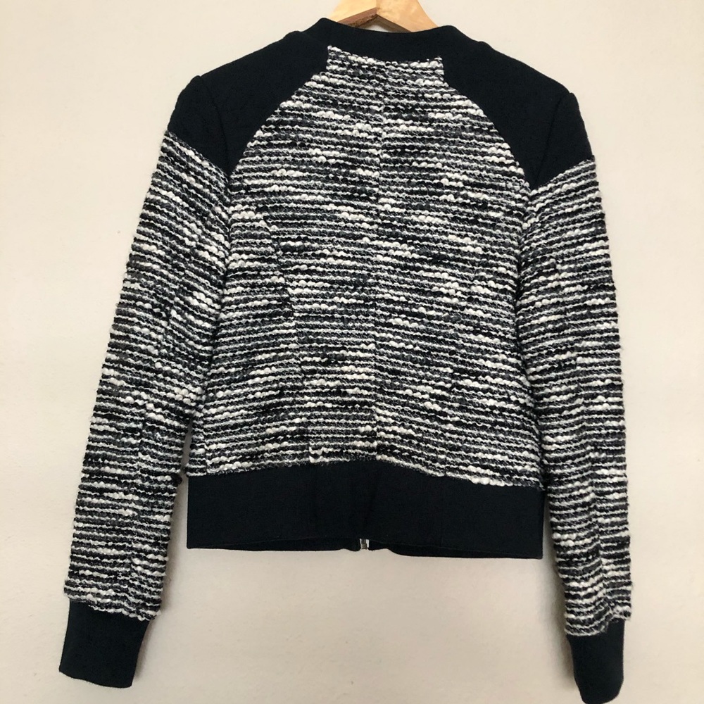 ANTHROPOLOGIE Cartonnier Tweed Bomber Jacket - Picture 5 of 9